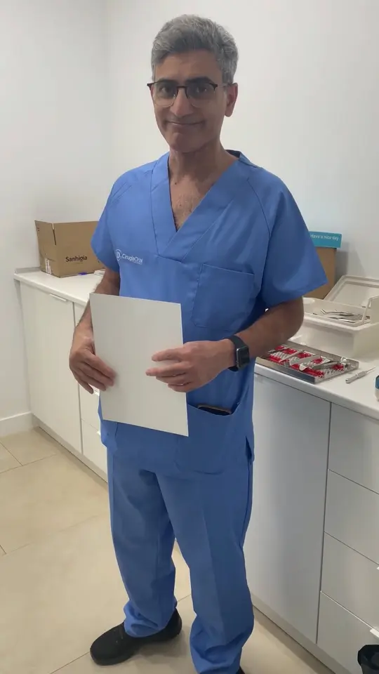 A clinician talking to camera at the end of the course